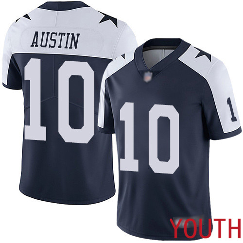 Youth Dallas Cowboys Limited Navy Blue Tavon Austin Alternate #10 Vapor Untouchable Throwback NFL Jersey->dallas cowboys->NFL Jersey